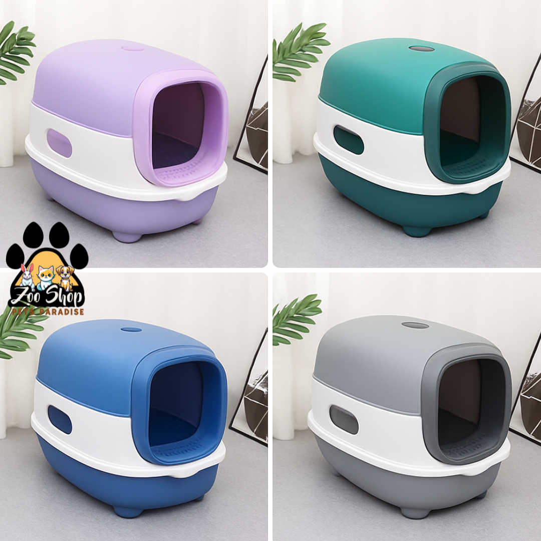 Arenero Cerrado con Luz UV “CleanUV CatBox” - Color verde