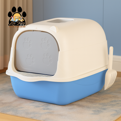 Arenero cerrado modelo orejitas - Color azul