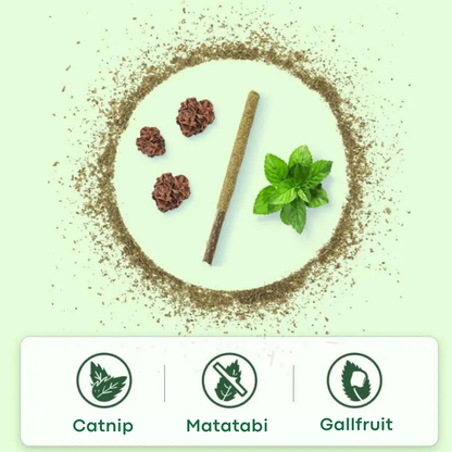 Palitos de matatabi saborizados