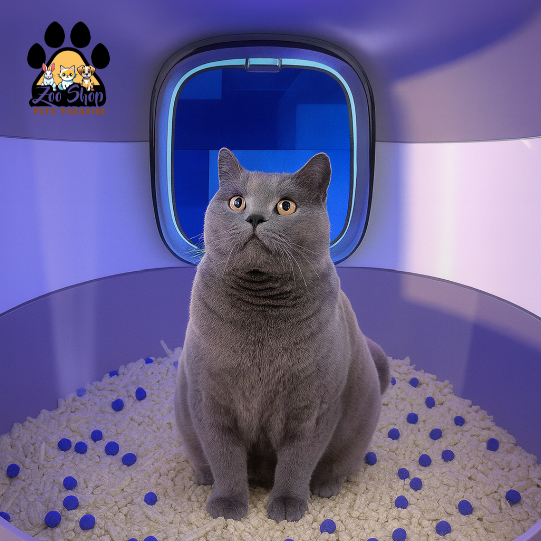 Arenero Cerrado con Luz UV “CleanUV CatBox” - Color gris