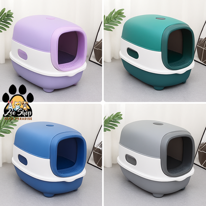 Arenero Cerrado con Luz UV “CleanUV CatBox” - Color verde