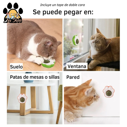 Juguete Adhesivo de Catnip - Color azul