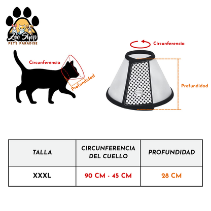 Collar Isabelino de Recuperación - Talla XXXL