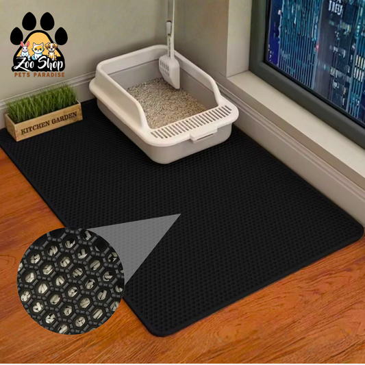 Alfombra para Arenero - Tamaño L (60 X 90 CM) - Color negro