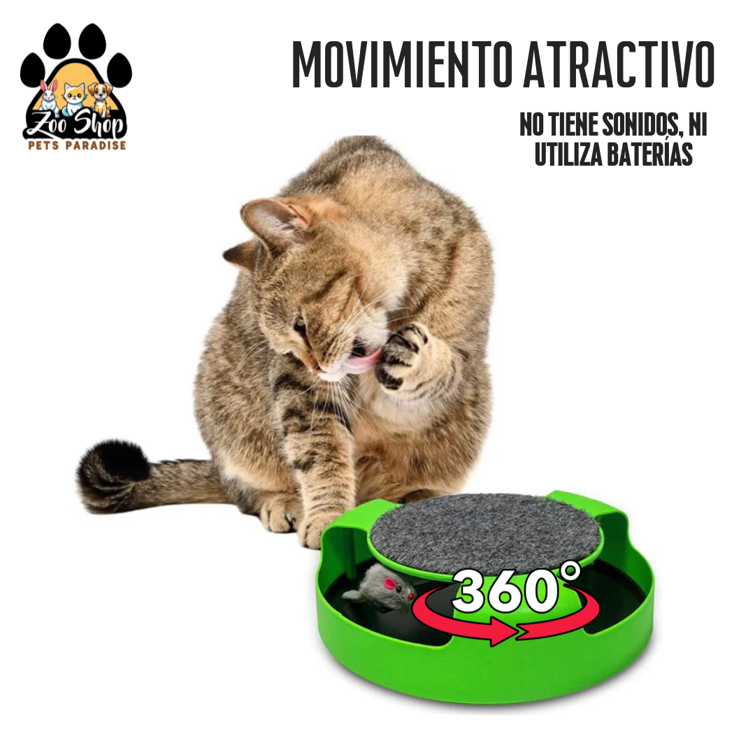 Juguete Interactivo. Ratón con Movimiento Manual de 360° - Color amarillo