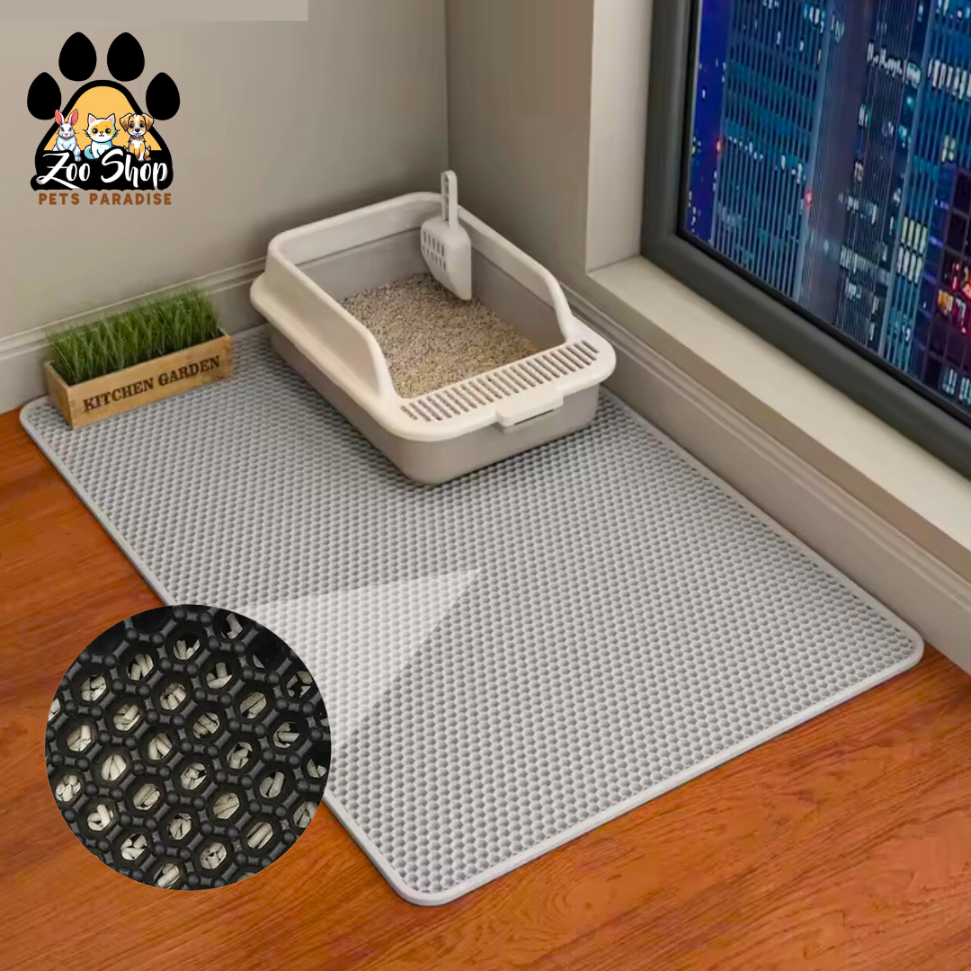 Alfombra para Arenero - Tamaño L (60 X 90 CM) - Color gris