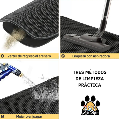 Alfombra para Arenero - Tamaño M (75 X 55 CM) - Color chocolate