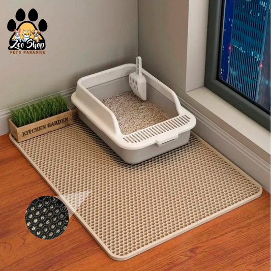 Alfombra para Arenero - Tamaño M (75 X 55 CM) - Color beige