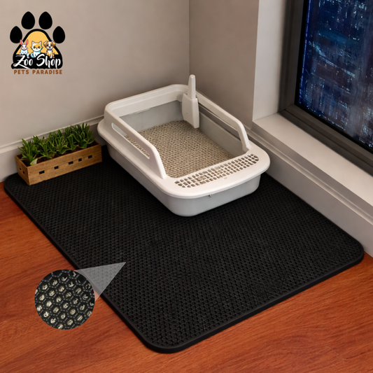 Alfombra para Arenero - Tamaño M (75 X 55 CM) - Color negro