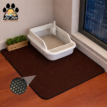 Alfombra para Arenero - Tamaño M (75 X 55 CM) - Color chocolate