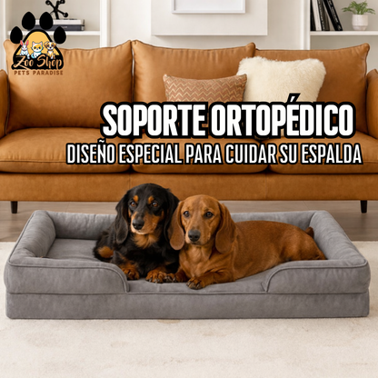 Cama Colchón Ortopédico con Bordes