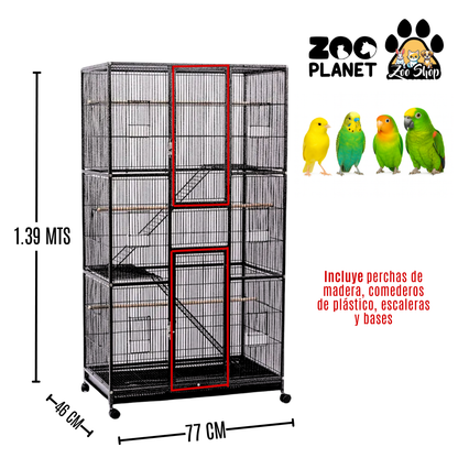 Jaula para Aves - Modelo B