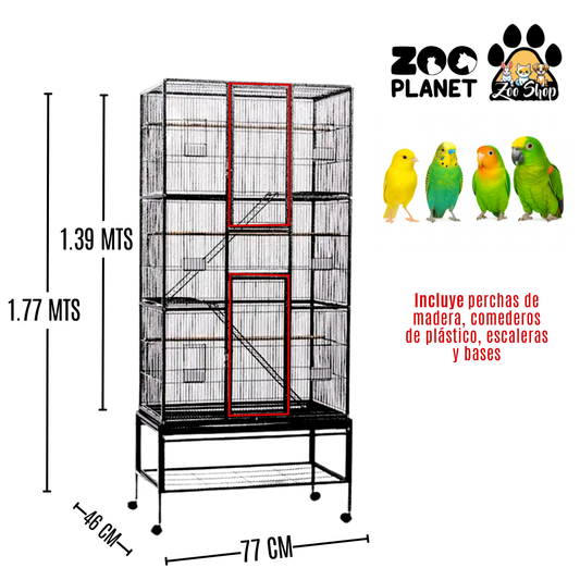 Jaula para Aves - Modelo C