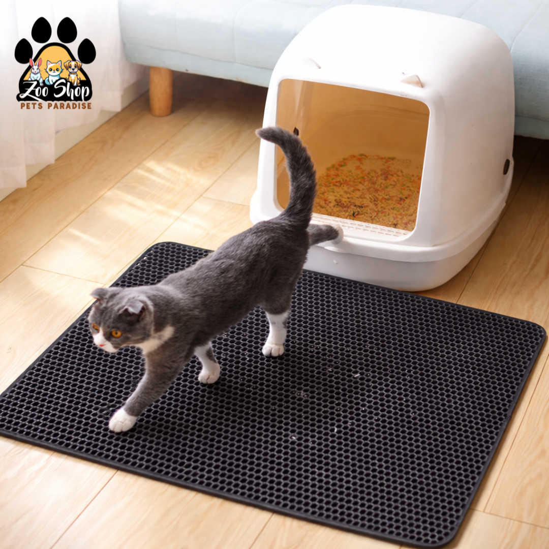 Alfombra para Arenero - Tamaño L (60 X 90 CM) - Color gris